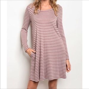 Striped Dress with pockets!